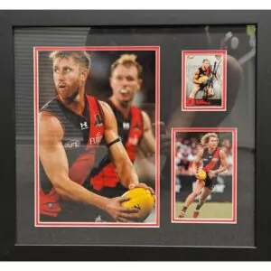 Essendon Dyson Heppell Signed Collage