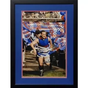 Western Bulldogs Charlie Sutton Signed 54 Premiership Photo