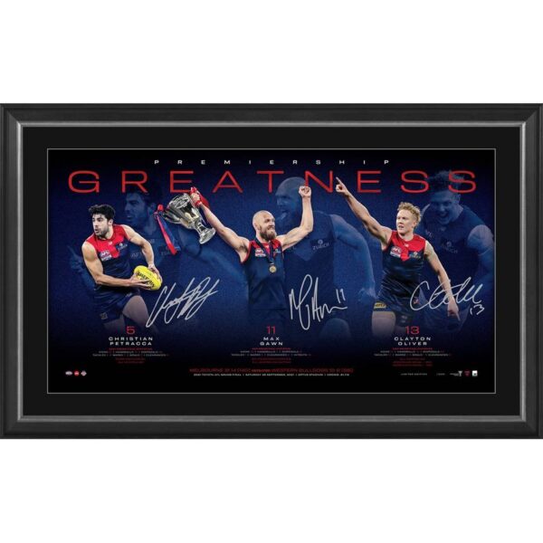 Melbourne Demons 2021 Signed Lithograph