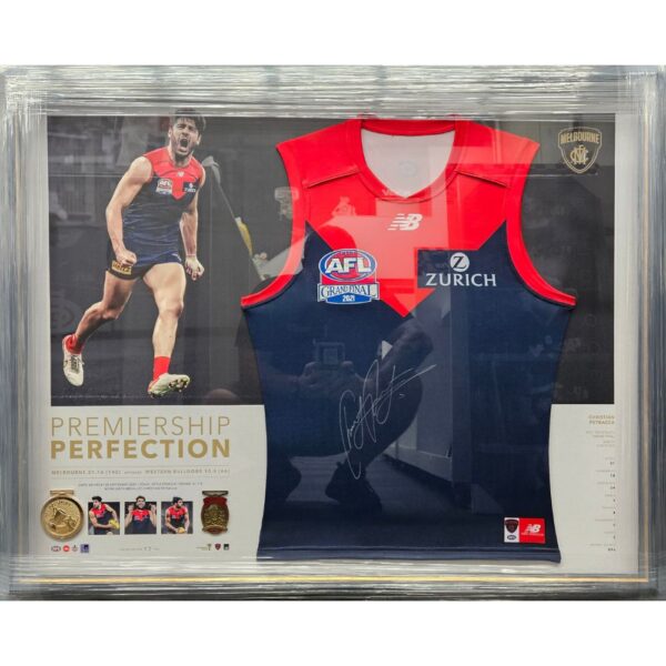 Melbourne Christian Petracca Signed Premiership Jumper