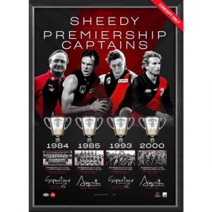 Sheedy & His Premiers Captains Signed Print
