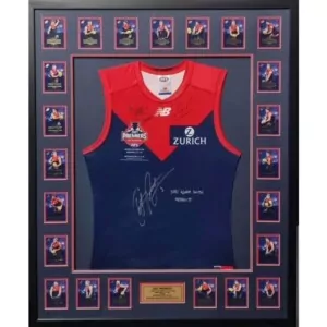Melbourne Gawn, Petracca, Goodwin Signed Premiership Jumper