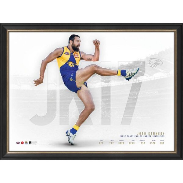 West Coast Eagles Josh Kennedy Sports Print