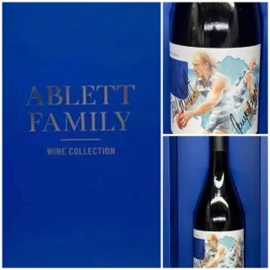 Geelong Ablett Snr & Jnr Signed 2019 Shiraz