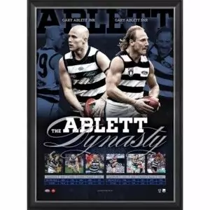 Geelong Ablett Snr & Jnr Dynasty Print