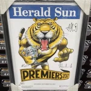 Richmond Cotchin & Hardwick Signed 2017 Knight Print