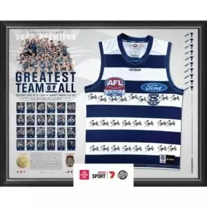 Geelong Cats 2022 Premiers Team Signed Guernsey