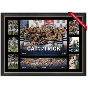 Geelong Premiership Cat-Trick Print