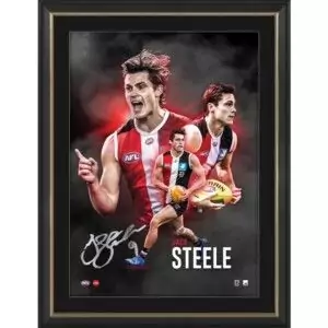 St Kilda Jack Steele Signed Lithograph