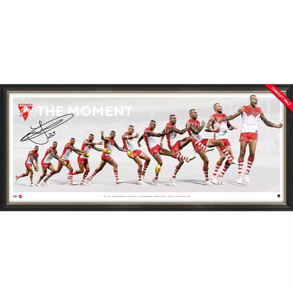 Sydney Lance Buddy Franklin 1000 Goals Signed Time-Lapse