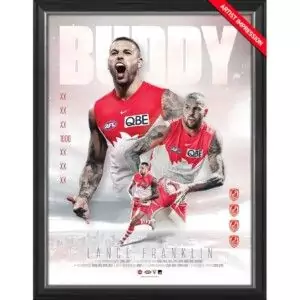 Sydney Lance Franklin 1000 Goals Sport Print
