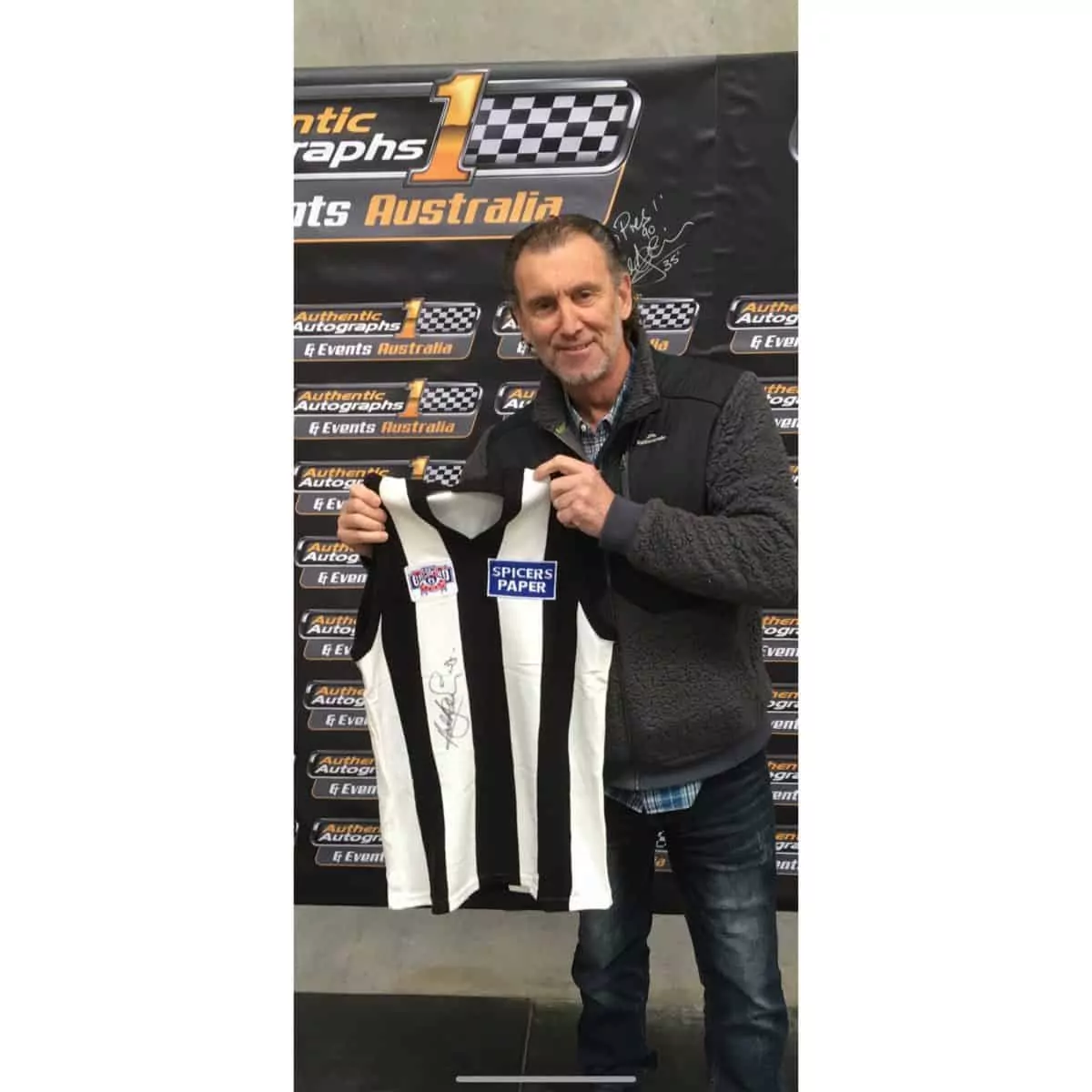 Collingwood Peter Daicos 1990 Premiership Signed Jumper