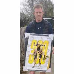 Richmond Riewoldt Signed 300 Game Print