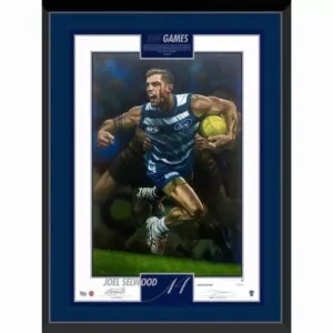 Geelong Selwood Signed 300 Game Print