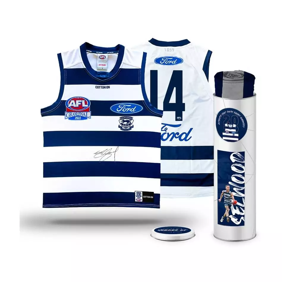 Geelong Joel Selwood Signed Premiership Guernsey