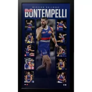 Western Bulldogs Marcus Bontempelli Lithograph Print