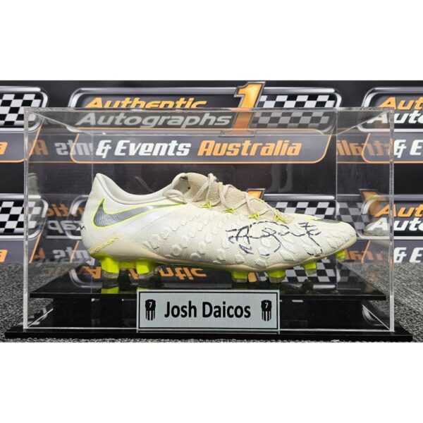 Collingwood Josh Daicos Signed Match Worn Boot