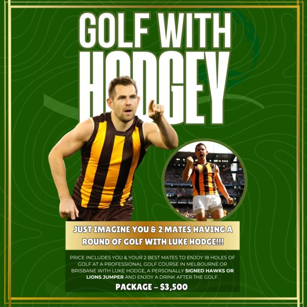 A Round Of Golf With Luke Hodge With 2 Of Your Mates