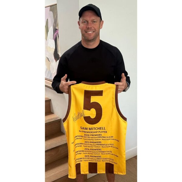 Hawthorn Sam Mitchell Signed Premiership Jumper