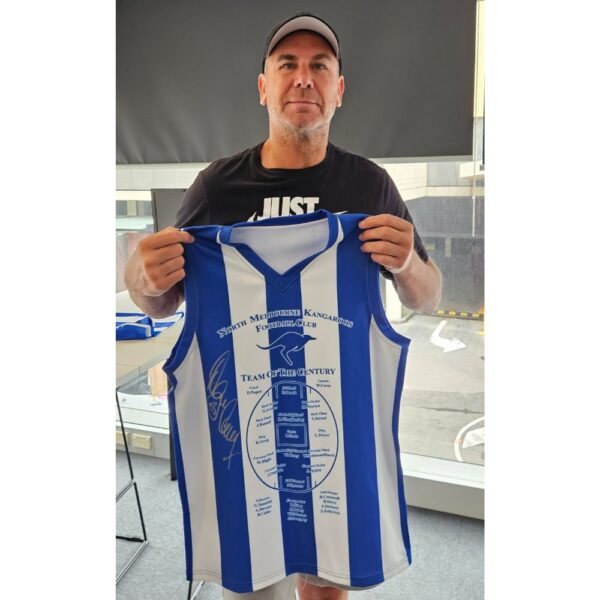 North Melbourne Wayne Carey Signed Team Of The Century Jumper