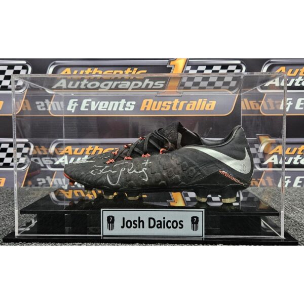 Collingwood Josh Daicos Signed Match Worn Boot