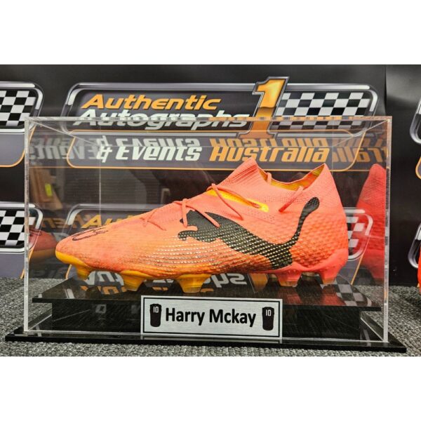 Carlton Harry McKay Signed & Match Worn Boot