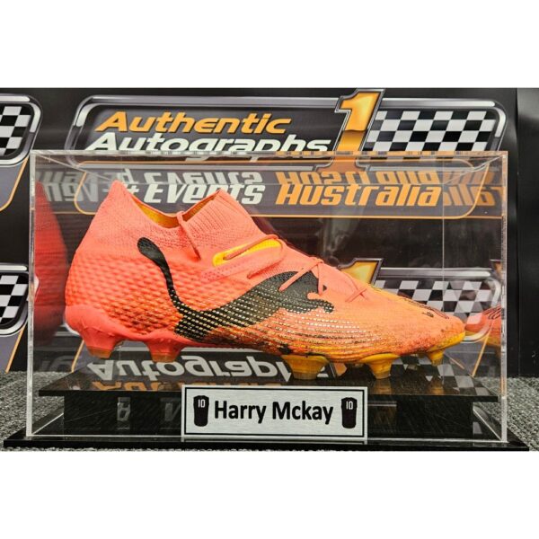 Carlton Harry McKay Signed & Match Worn Boot