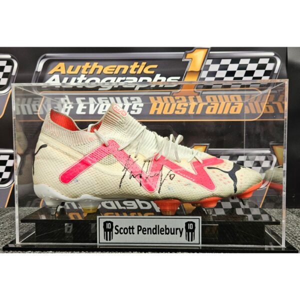 Collingwood Scott Pendlebury Signed & Match Worn Boot