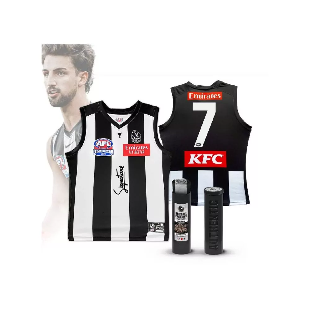 Collingwood Josh Daicos Signed 2023 Grand Final Jumper