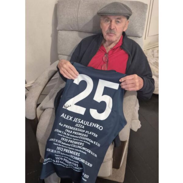 Carlton Alex Jesaulenko Signed 4x Premiership Jumper