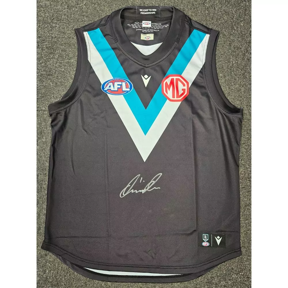 Port Adelaide Connor Rozee Signed Jumper
