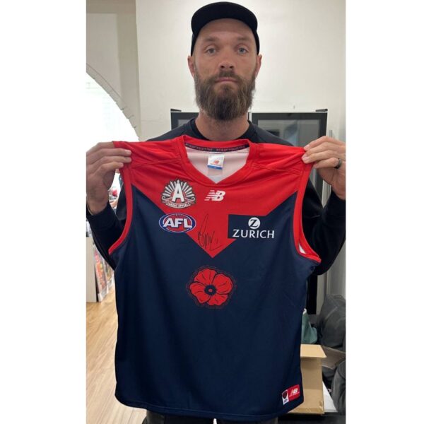 Melbourne Max Gawn Signed 2021 Anzac Jumper