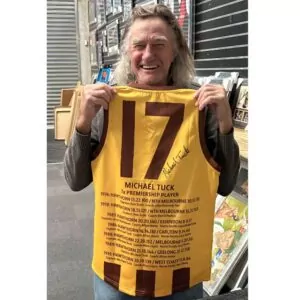 Hawthorn Michael Tuck Signed 7x Premiership Jumper