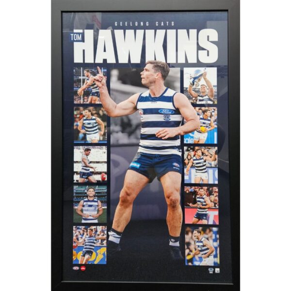 Geelong Tom Hawkins Vertiramic Print