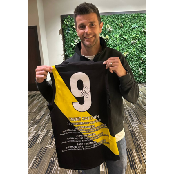 Richmond Trent Cotchin Signed 3x Premiership Captain Jumper
