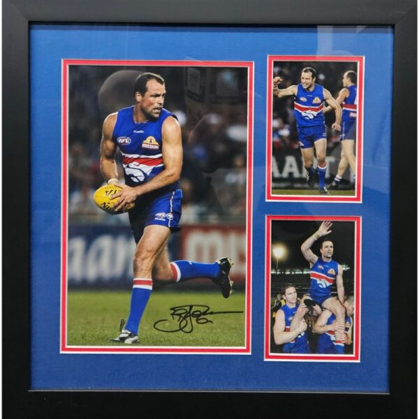 Western Bulldogs Brad Johnson Signed Collage