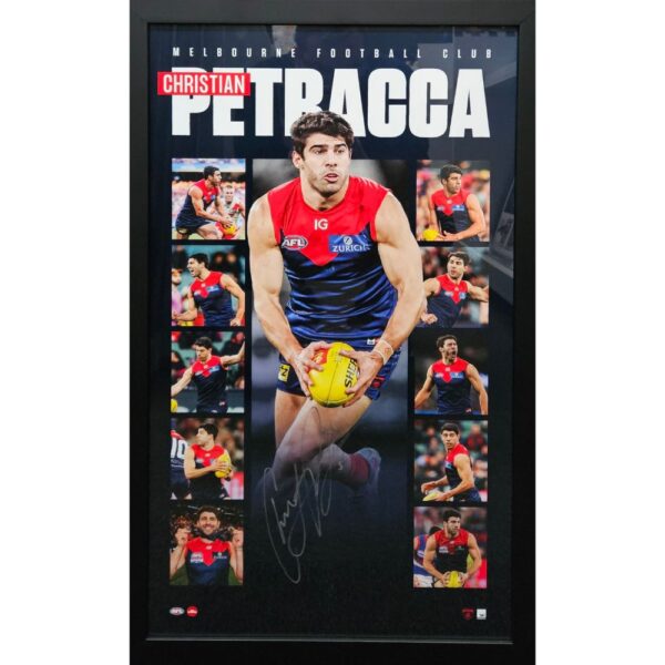 Melbourne Christian Petracca Signed Vertiramic Print