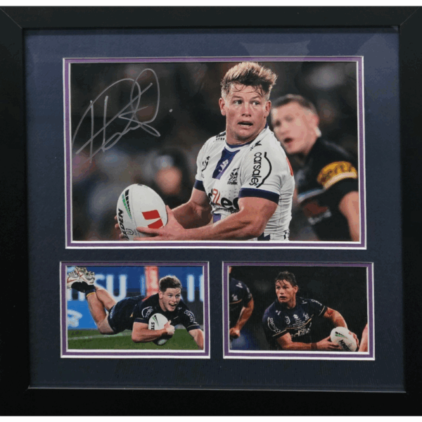 Melbourne Storm Harry Grant Signed Collage