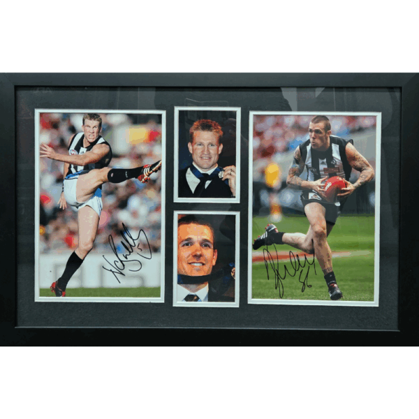 Collingwood Dane Swan & Nathan Buckley Signed Collage