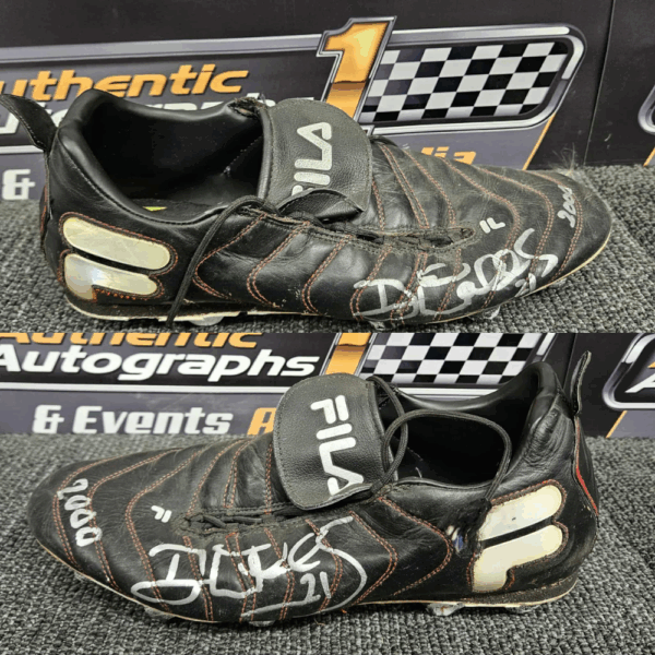 Essendon Dean Wallis Signed & Match Worn 2000 Grand Final Boots