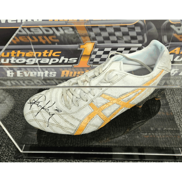 North Melbourne Nick Larkey Signed Match Worn Boot