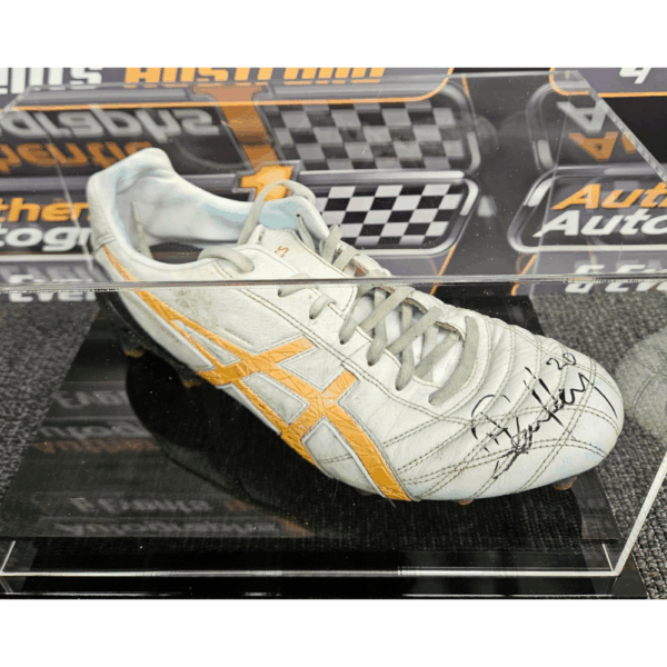 North Melbourne Nick Larkey Signed Match Worn Boot