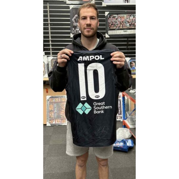 Carlton Harry McKay Signed & Match Worn Jumper