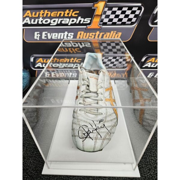 North Melbourne Nick Larkey Signed Match Worn Boot