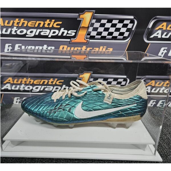 North Melbourne Harry Sheezel Signed & Match Worn Boot