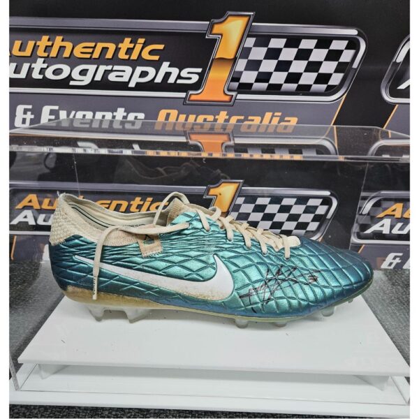 North Melbourne Harry Sheezel Signed & Match Worn Boot