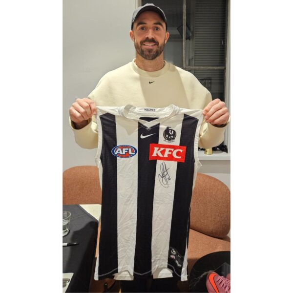 Collingwood Steele Sidebottom Signed & Match Worn Jumper - Image 2