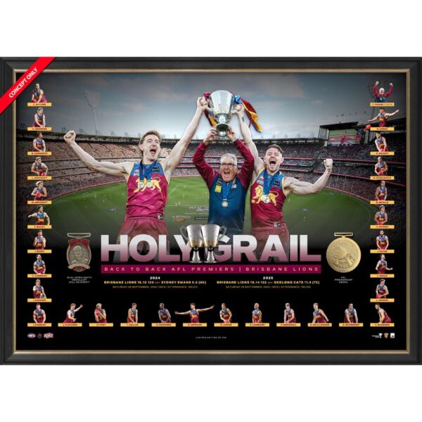 Brisbane Lions 2025 Premiers Holy Grail