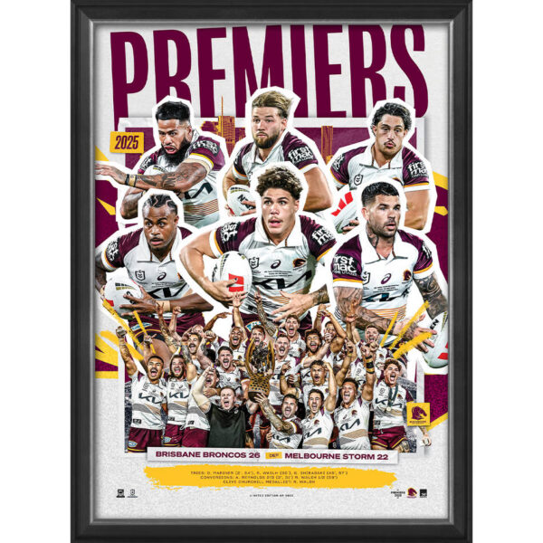 Brisbane Broncos 2025 Premiers Sportsprint