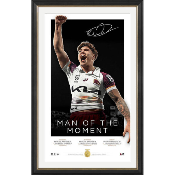 Broncos Reece Walsh Signed Icons Series